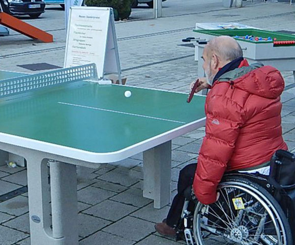 Table de ping-pong en béton RONDO